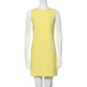 Alice + Olivia A-Line Crew Neck Mini Dress
